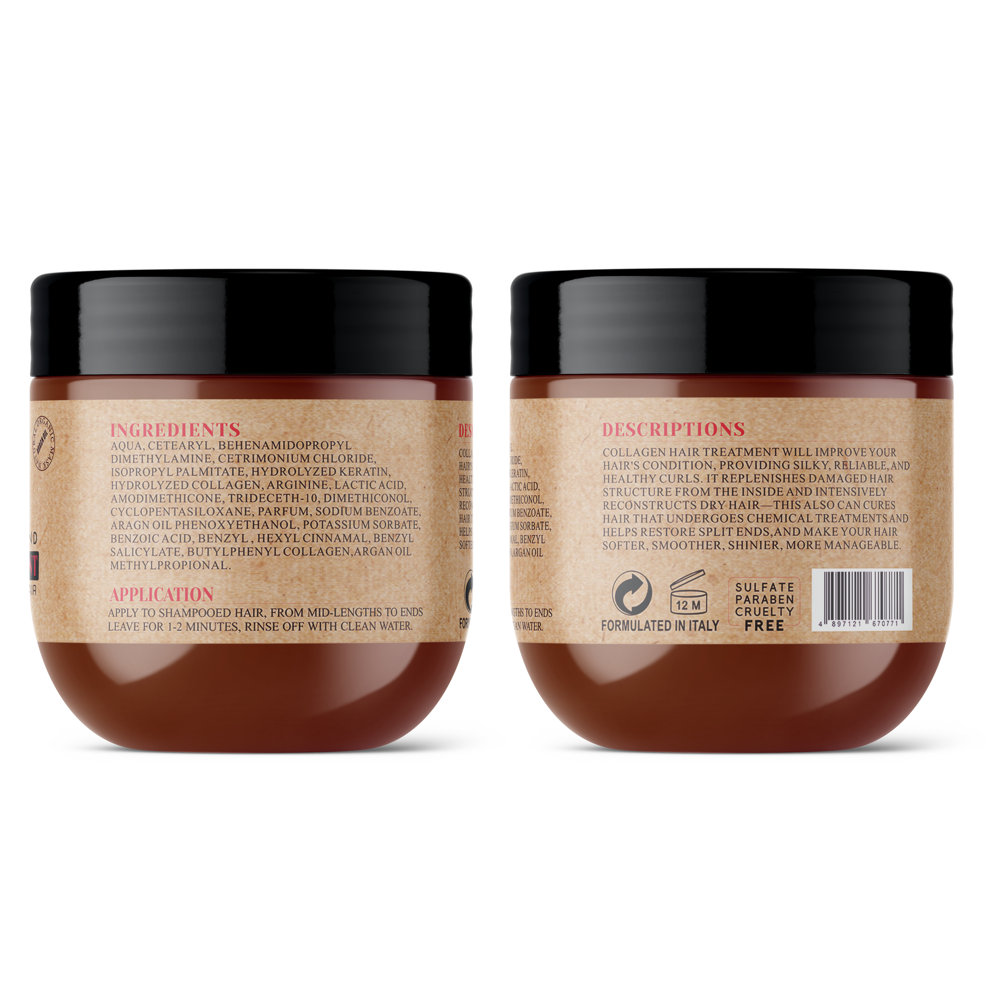 Luxury Collagen Hair Treatment – Deep Repair Mask