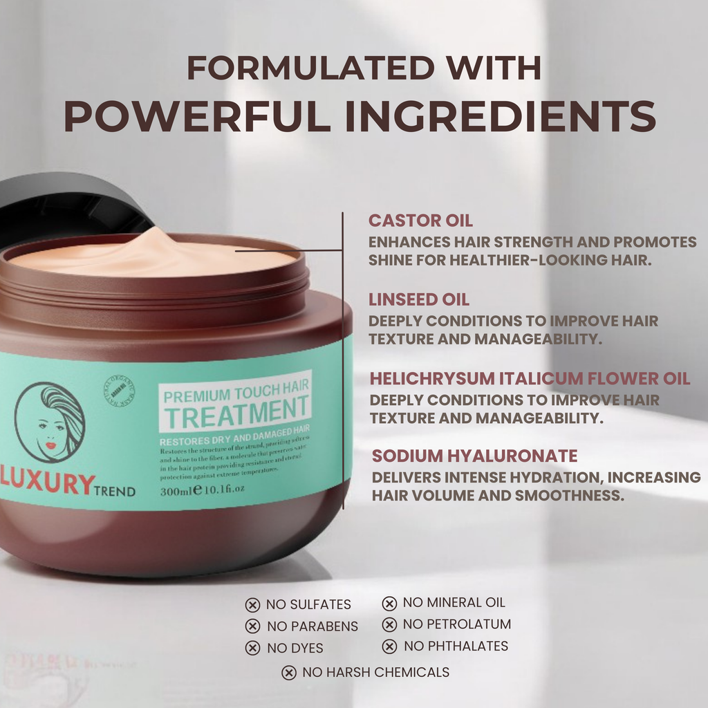 Luxury Premium Touch Hair Treatment – Deep Repair Mask