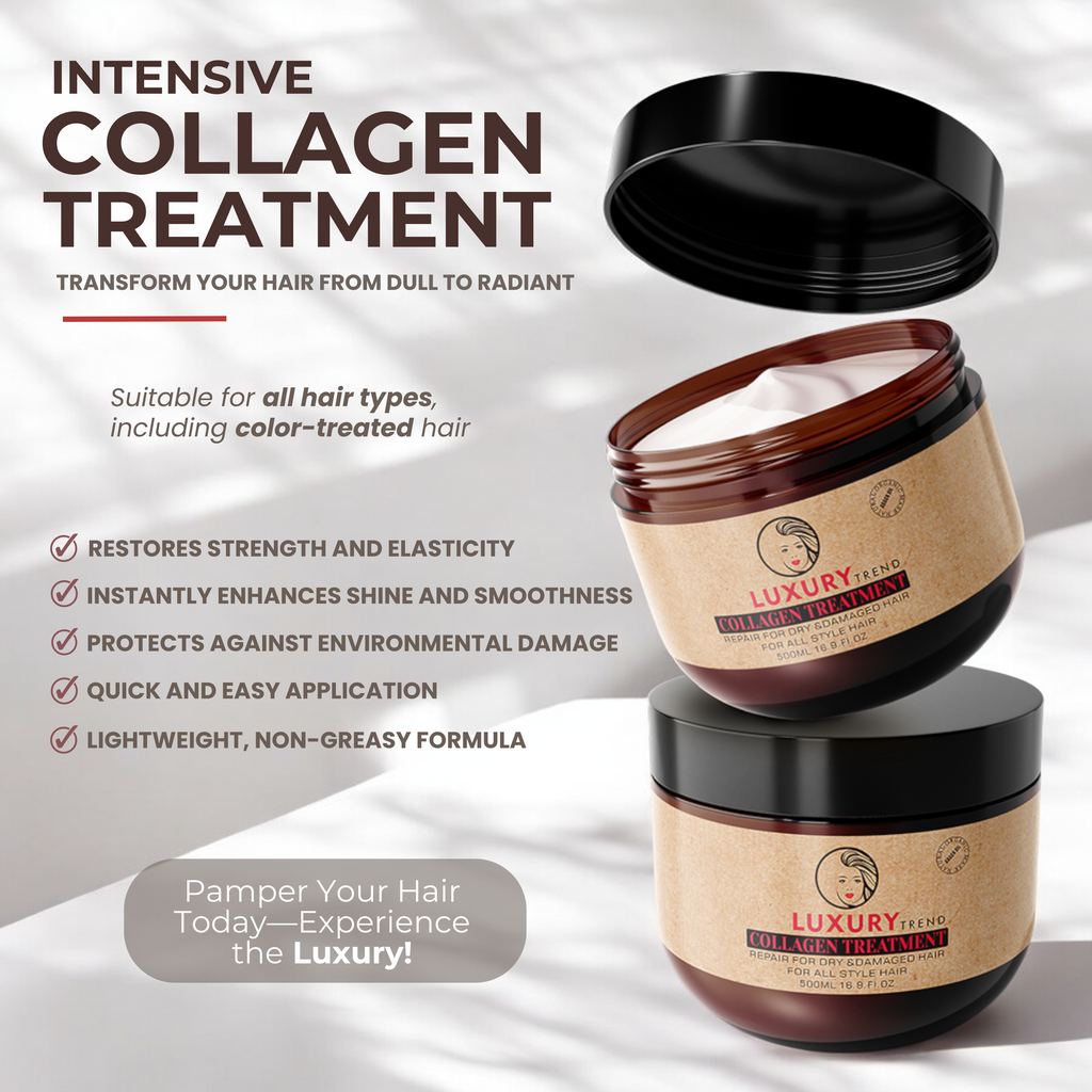 Luxury Collagen Hair Treatment – Deep Repair Mask