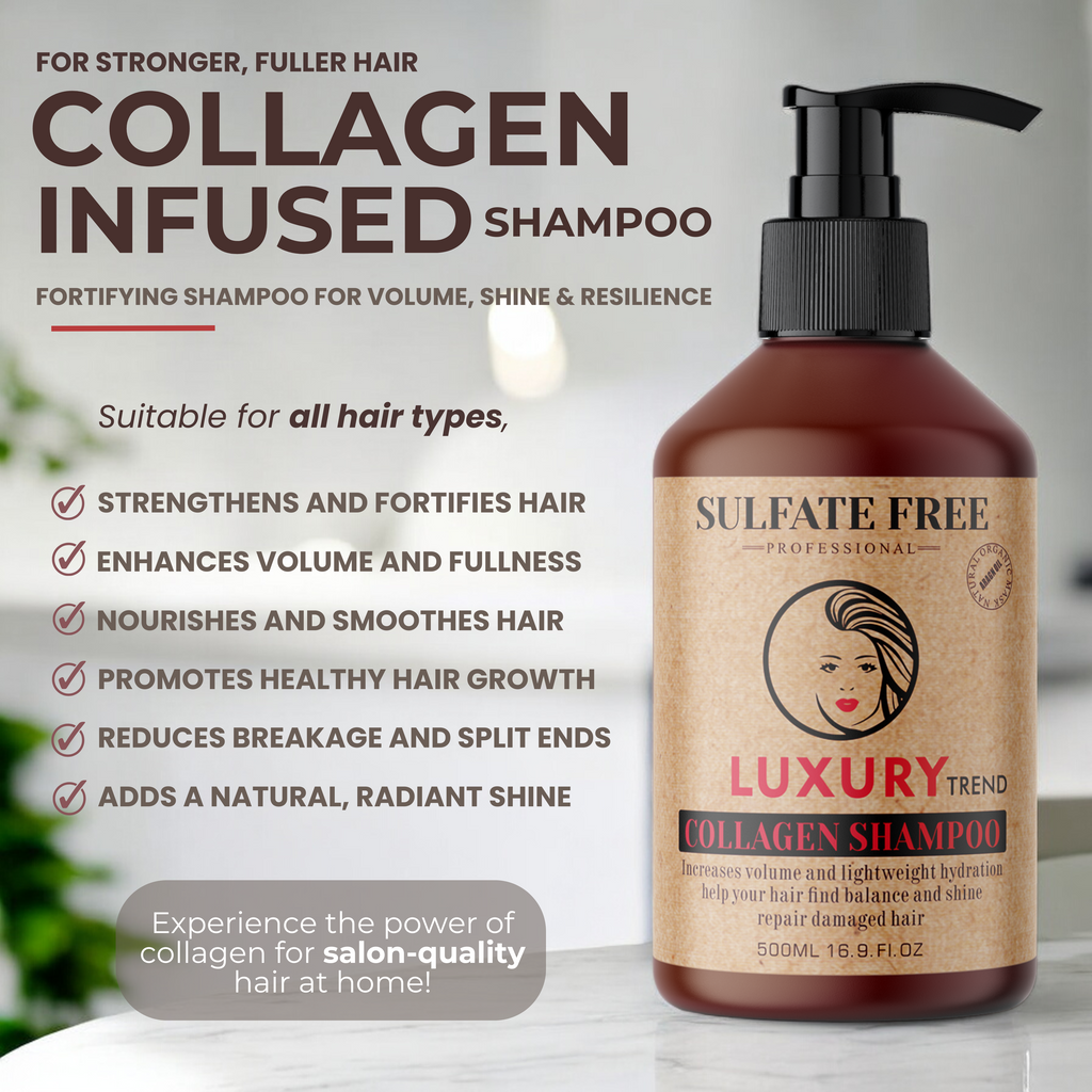 Luxury Collagen Shampoo – Sulfate Free
