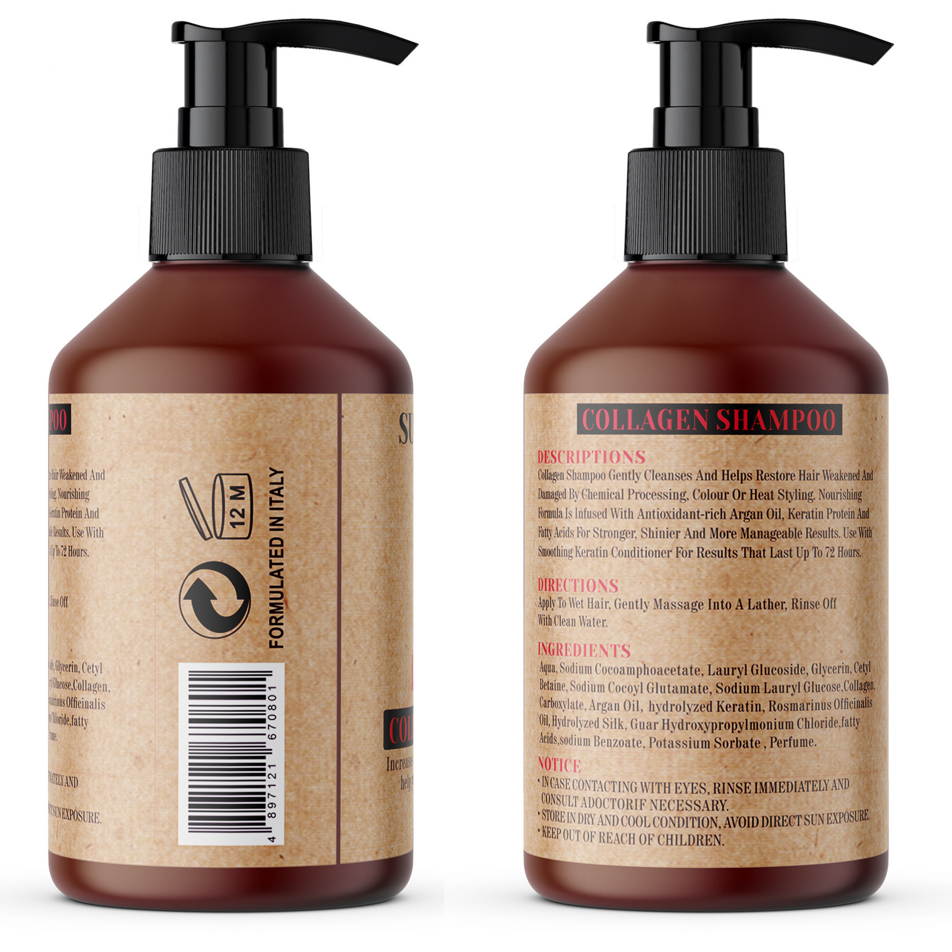 Luxury Collagen Shampoo – Sulfate Free
