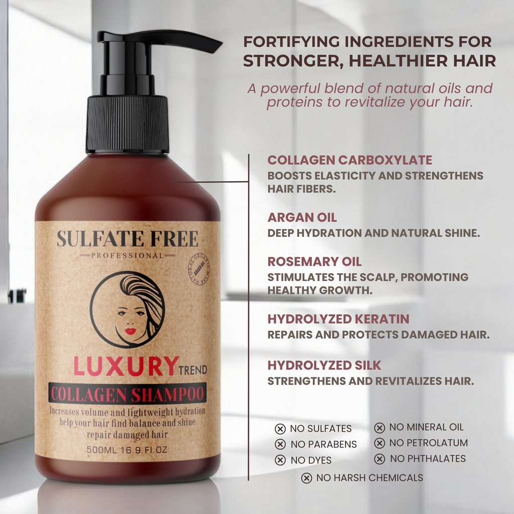 Luxury Collagen Shampoo – Sulfate Free
